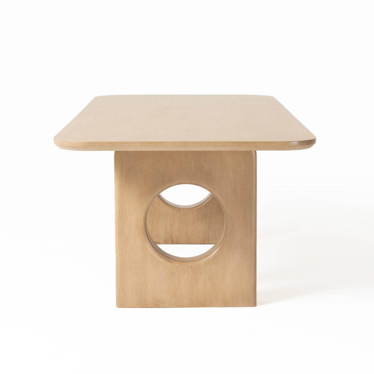Oshana Modern White Oak Dining Table