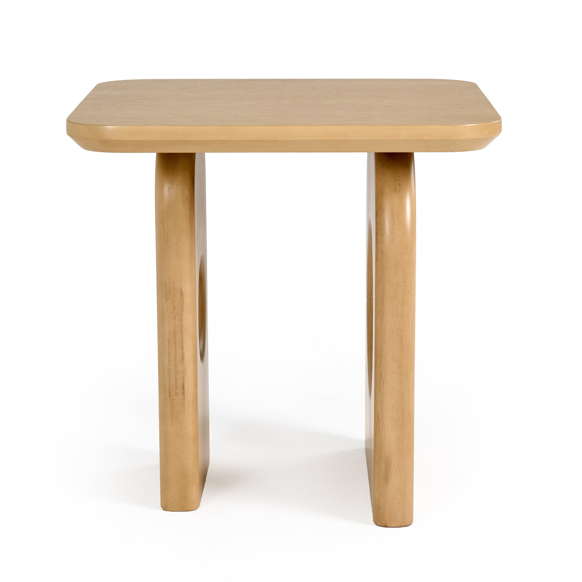 Oshana Modern White Oak End Table