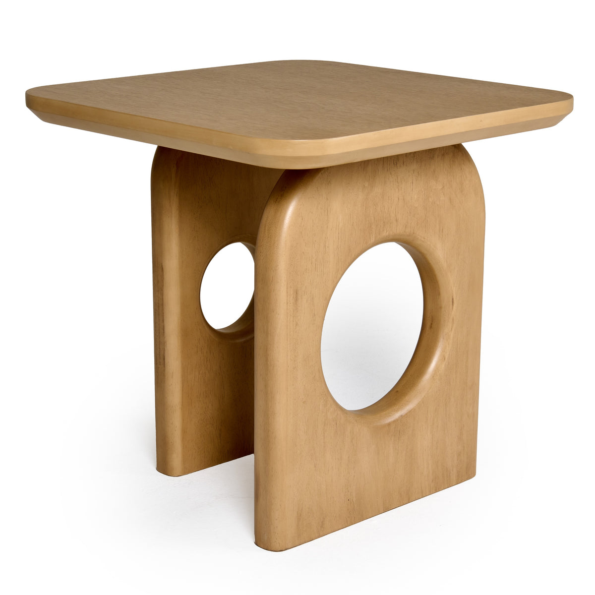 Oshana Modern White Oak End Table