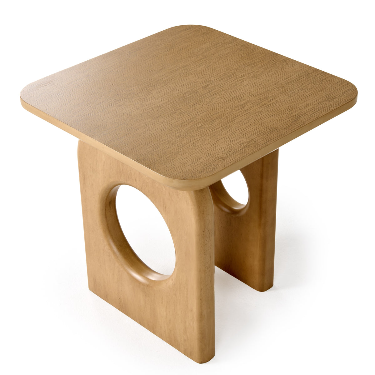 Oshana Modern White Oak End Table