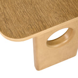 Oshana Modern White Oak End Table