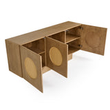 Nova Domus Oshana Modern White Oak Buffet