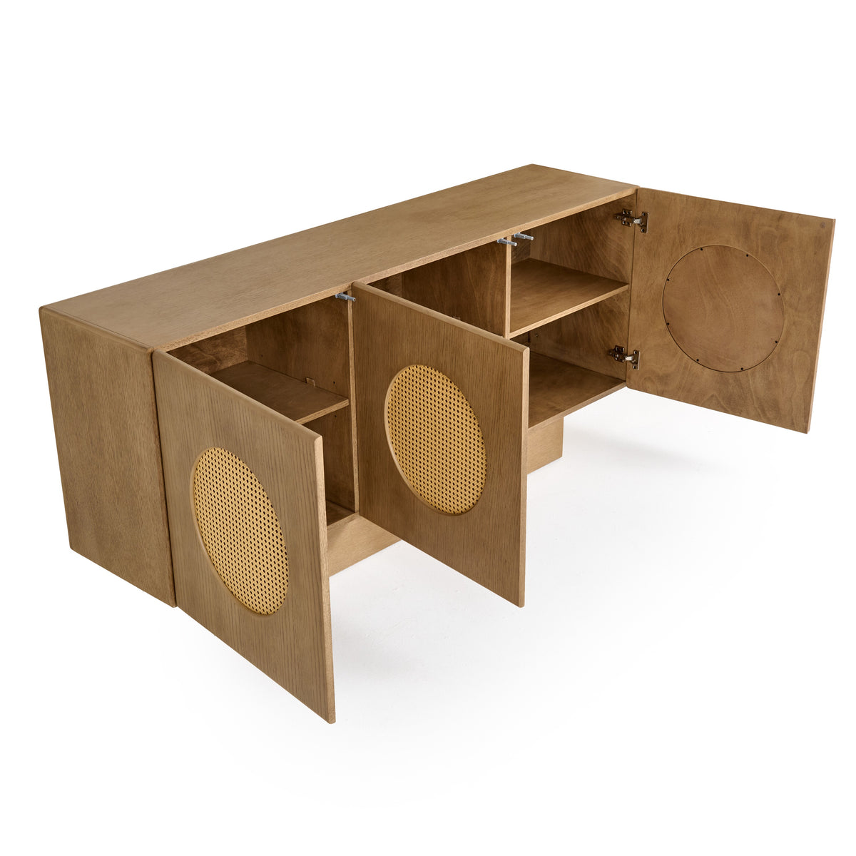 Nova Domus Oshana Modern White Oak Buffet