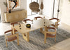 Oshana Modern White Oak Dining Table