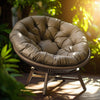 Moon Outdoor Beige Lounge Chair