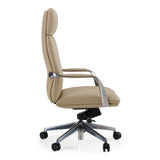 Ozark Modern Tan Vegan Leather Office Chair