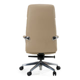 Ozark Modern Tan Vegan Leather Office Chair