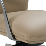 Ozark Modern Tan Vegan Leather Office Chair