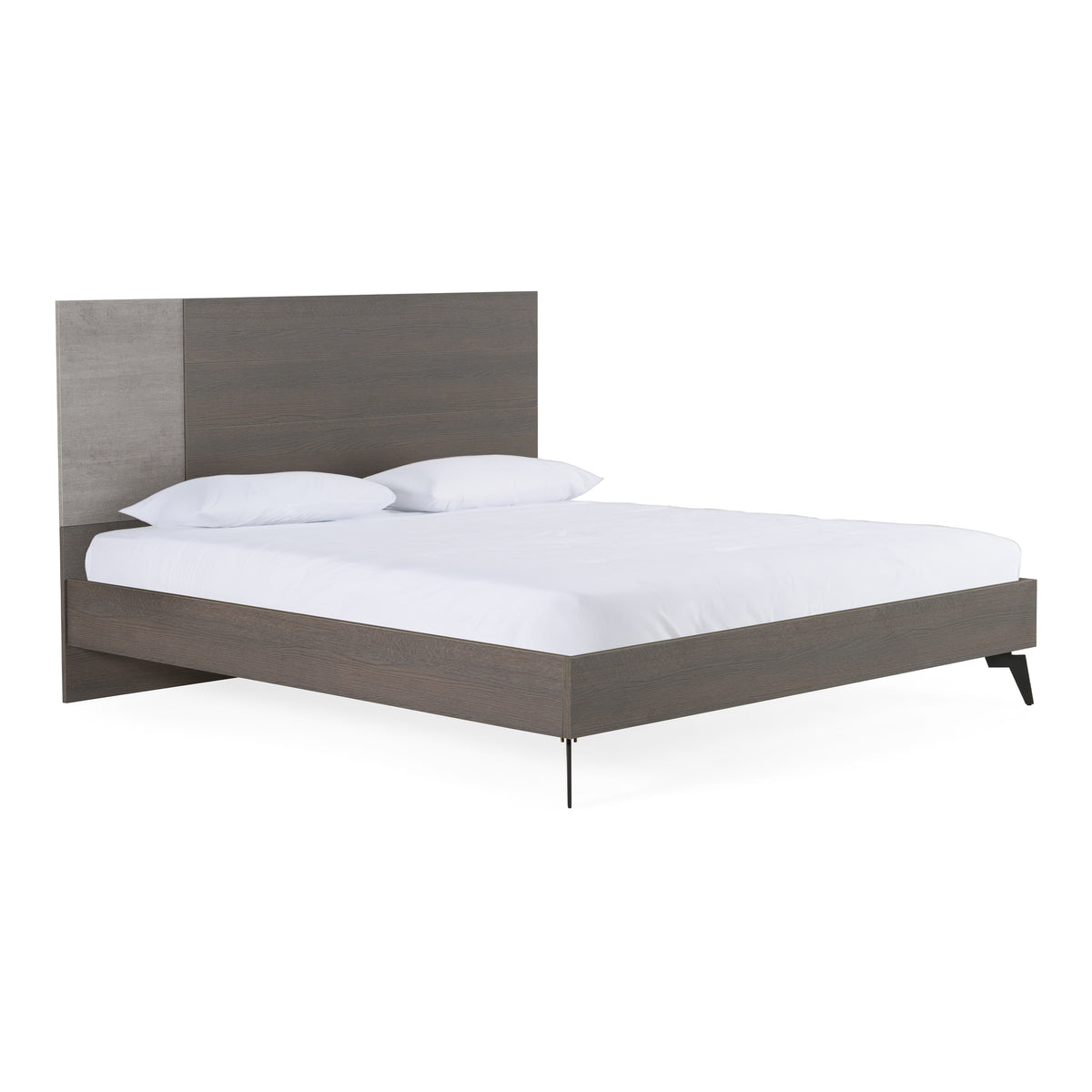 Palermo Italian Modern Faux Concrete & Grey Bedroom Set