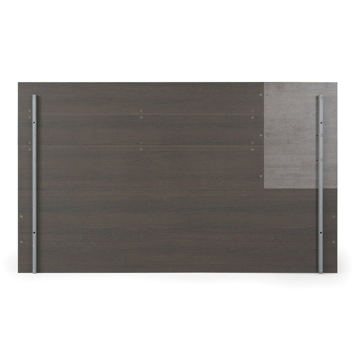 Palermo Italian Modern Faux Concrete & Grey Bed