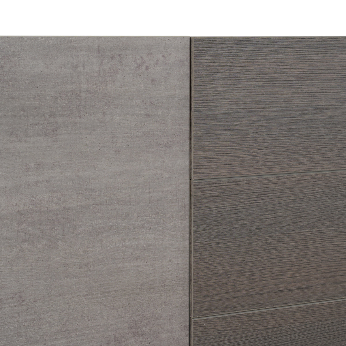 Palermo Italian Modern Faux Concrete & Grey Bed