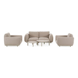 Palma Outdoor Grey Olefin Fabric Sofa Set