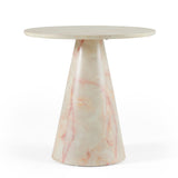 Pampa Modern Faux Marble End Table