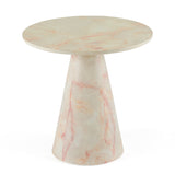 Pampa Modern Faux Marble End Table