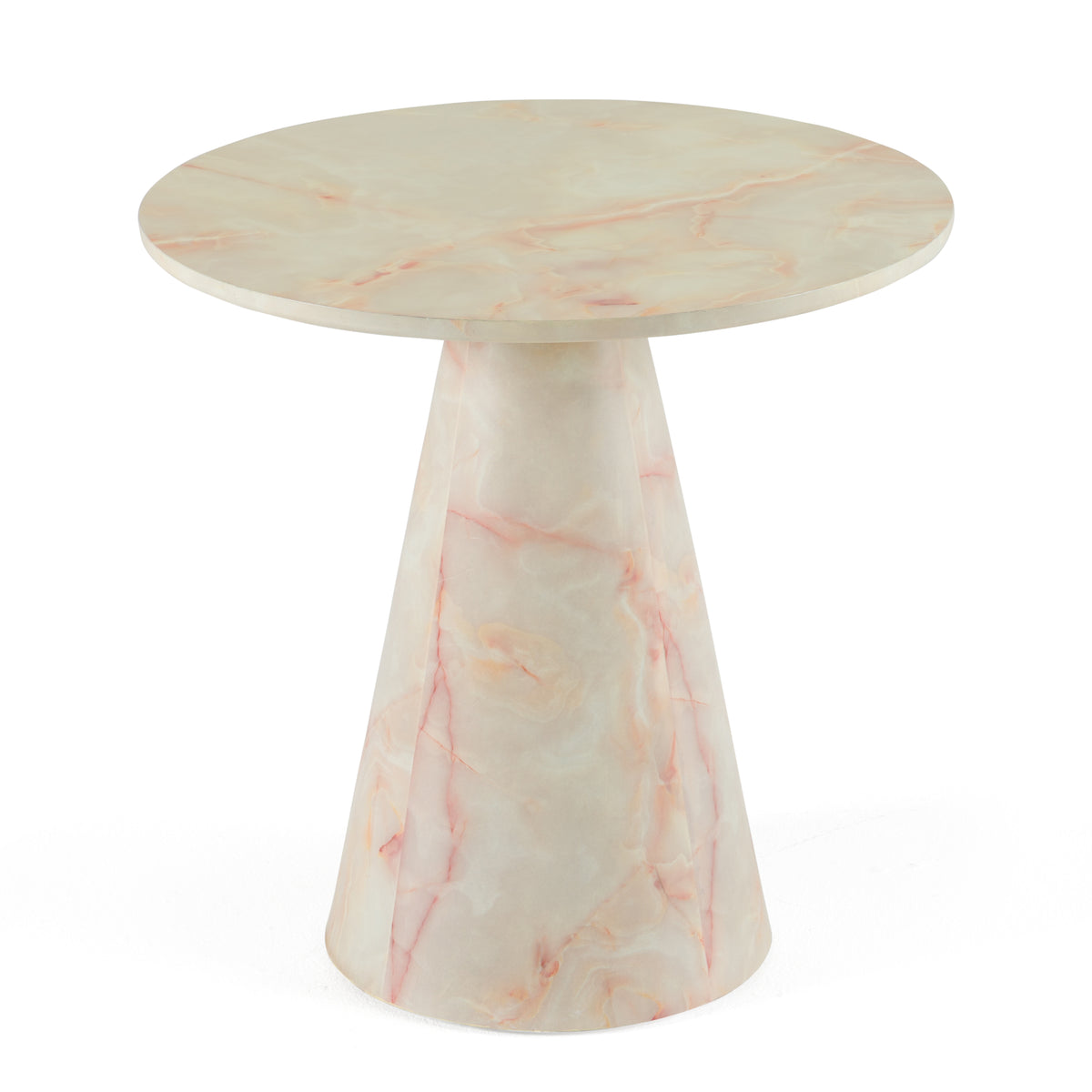 Pampa Modern Faux Marble End Table