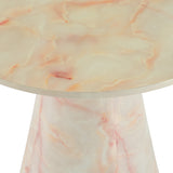 Pampa Modern Faux Marble End Table
