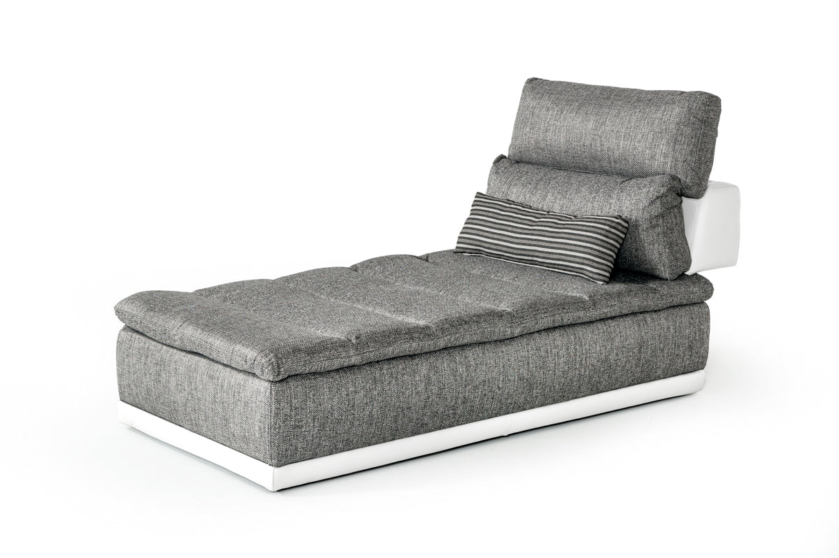 Mielcasa | Grey Chaise (A) | SKU VGFTPANORAMA-GRP-CHAISE | MPN: 73796-15 | Free Delivery & Free Return