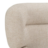 Pasha Modern Cream Fabric Bed