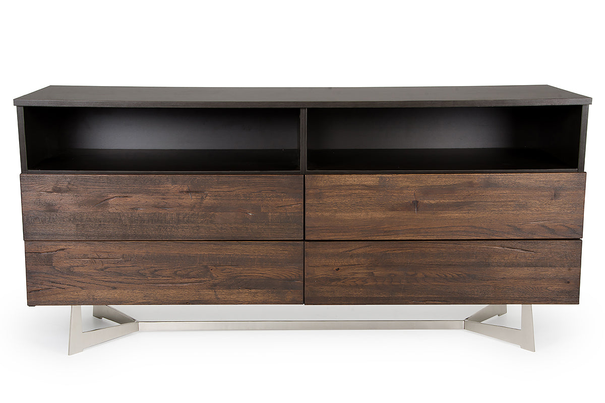 Wharton Modern Dark Aged Oak Dresser