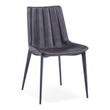 Peoria Modern Brown & Black Dining Chair (Set of 2)