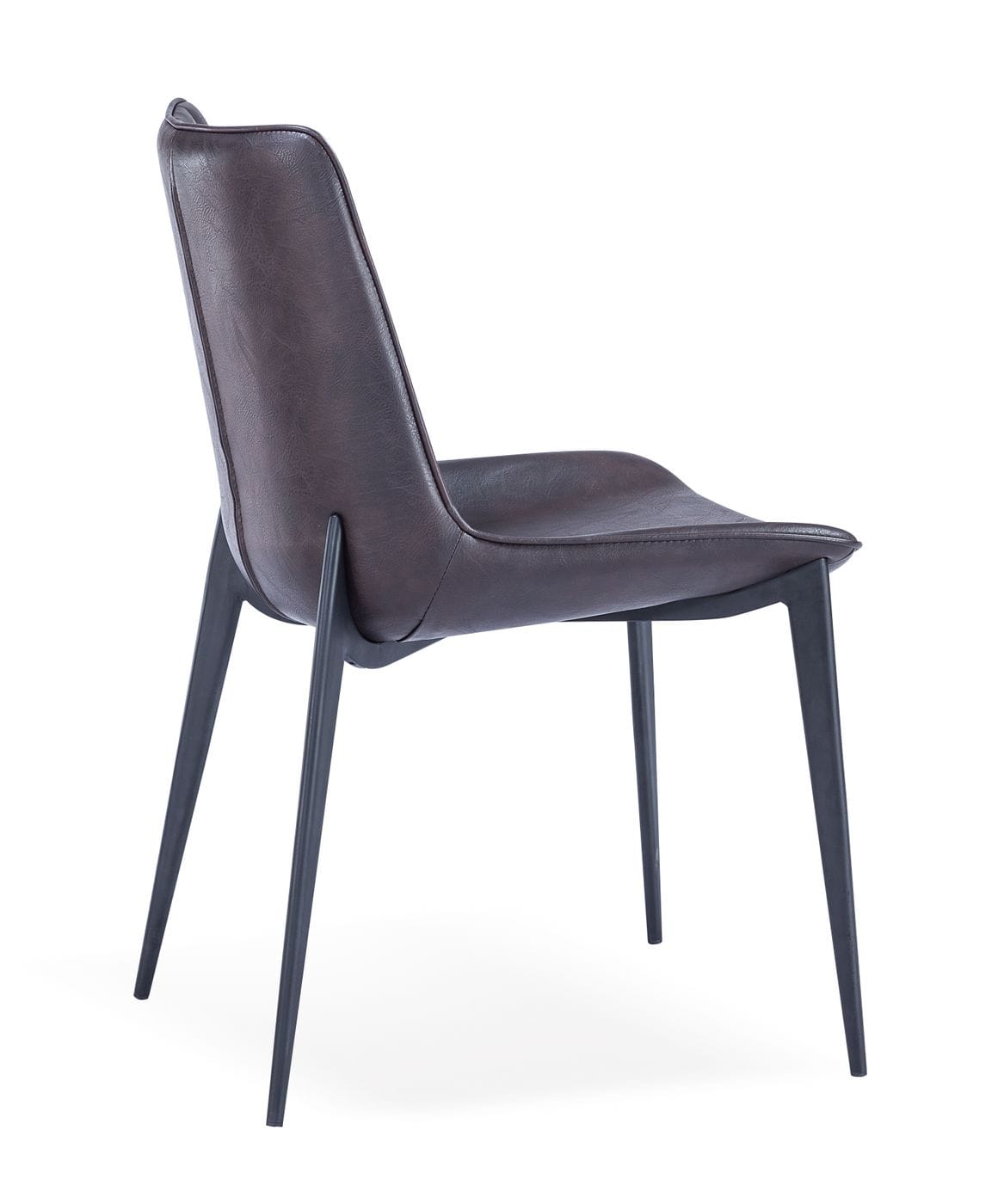 Peoria Modern Brown & Black Dining Chair (Set of 2)