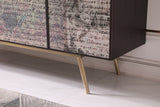 Phelan Modern Smoked Ash & Brass Buffet