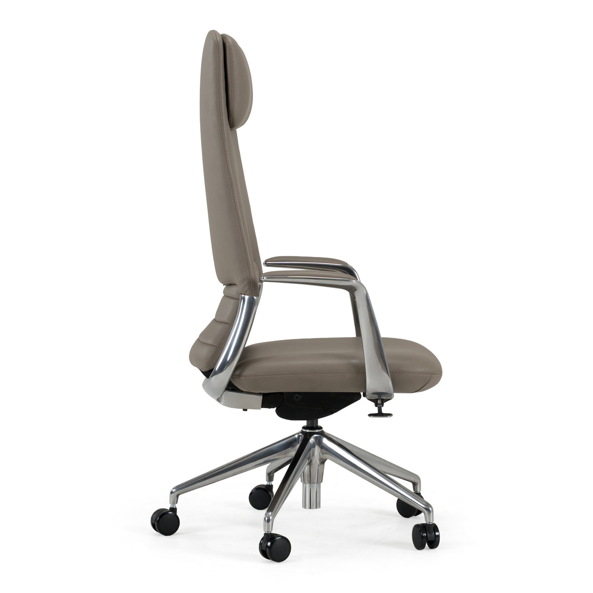 Pickard Modern Grey Leather Executive Office Chair