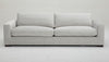 Poppy Modern White Fabric Long Sofa