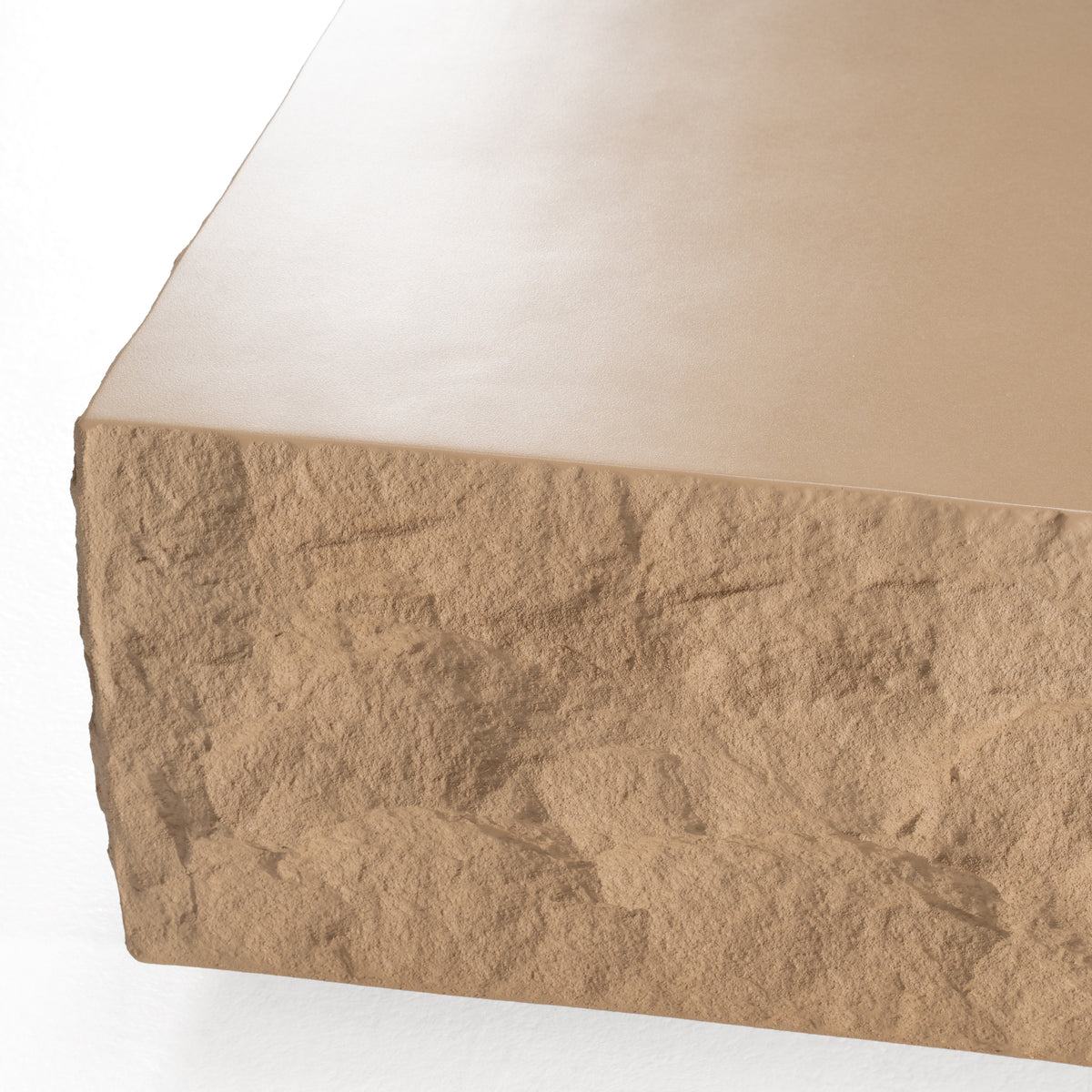 Quarry Modern Beige Square Coffee Table