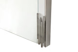 Token Modern White + Stainless Steel Bedroom Set