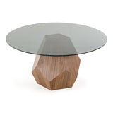 Rackham Mid-Century Walnut Round Dining Table