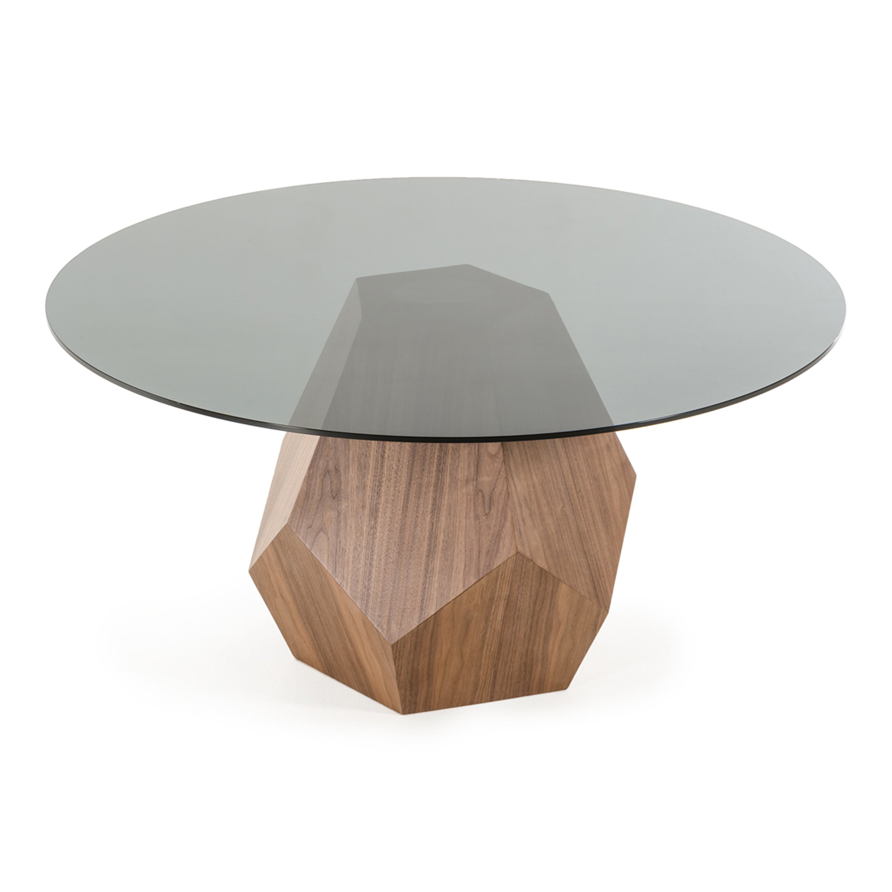 Rackham Mid-Century Walnut Round Dining Table