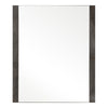 Rado Modern Walnut & Stucco Mirror