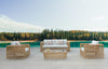 Ko Tao Outdoor Beige + Wicker Sofa Set