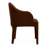 Reedy Modern Rust Velvet Dining Chair