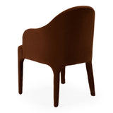 Reedy Modern Rust Velvet Dining Chair