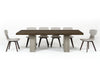 Renzo Modern Oak & Concrete 118" Dining Table