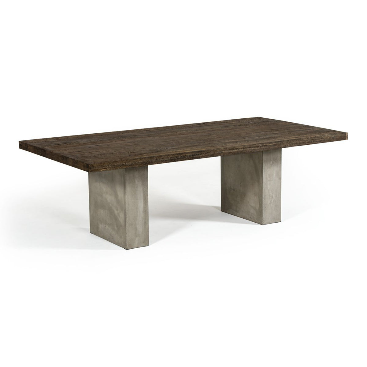 Renzo Modern Oak & Concrete 118" Dining Table
