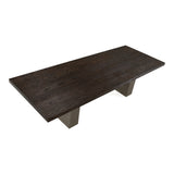Renzo Modern Oak & Concrete 118" Dining Table