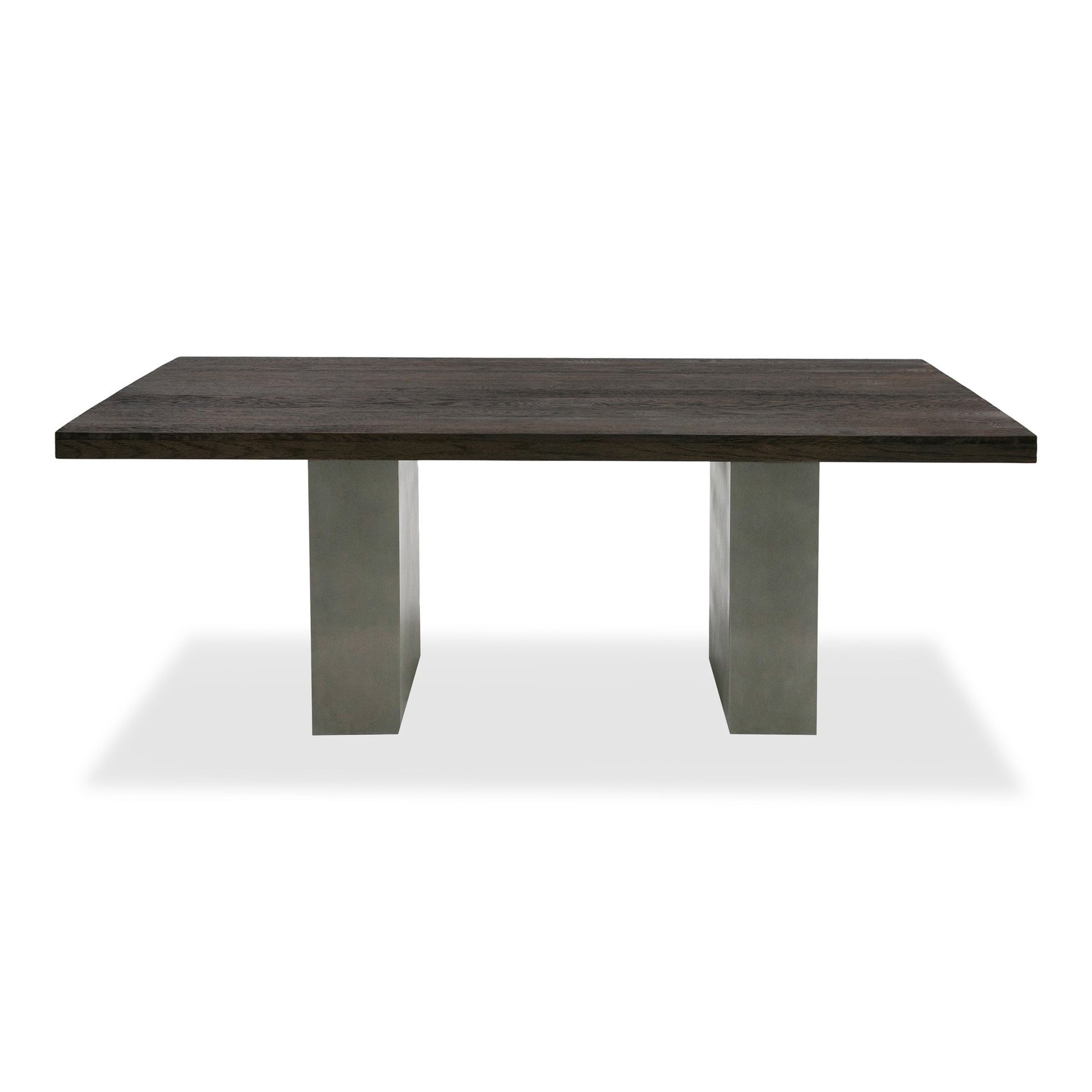 Renzo Modern Oak & Concrete 79" Dining Table