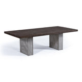 Renzo Modern Oak & Concrete 94" Dining Table