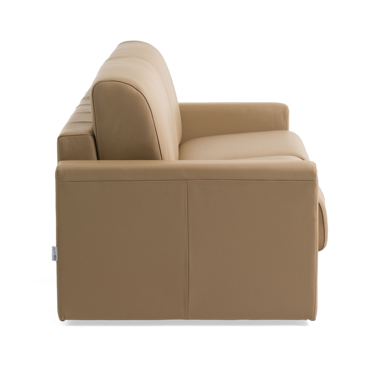 Revers Italian Modern Desert Leather Queen Sofa bed