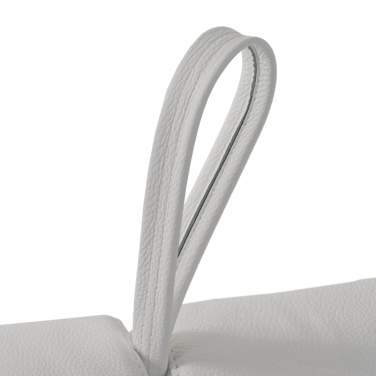 Revers Italian Modern White Leather Queen Sofa bed
