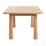 Rhea Modern 87" Natural Acacia Rectangular Dining Table