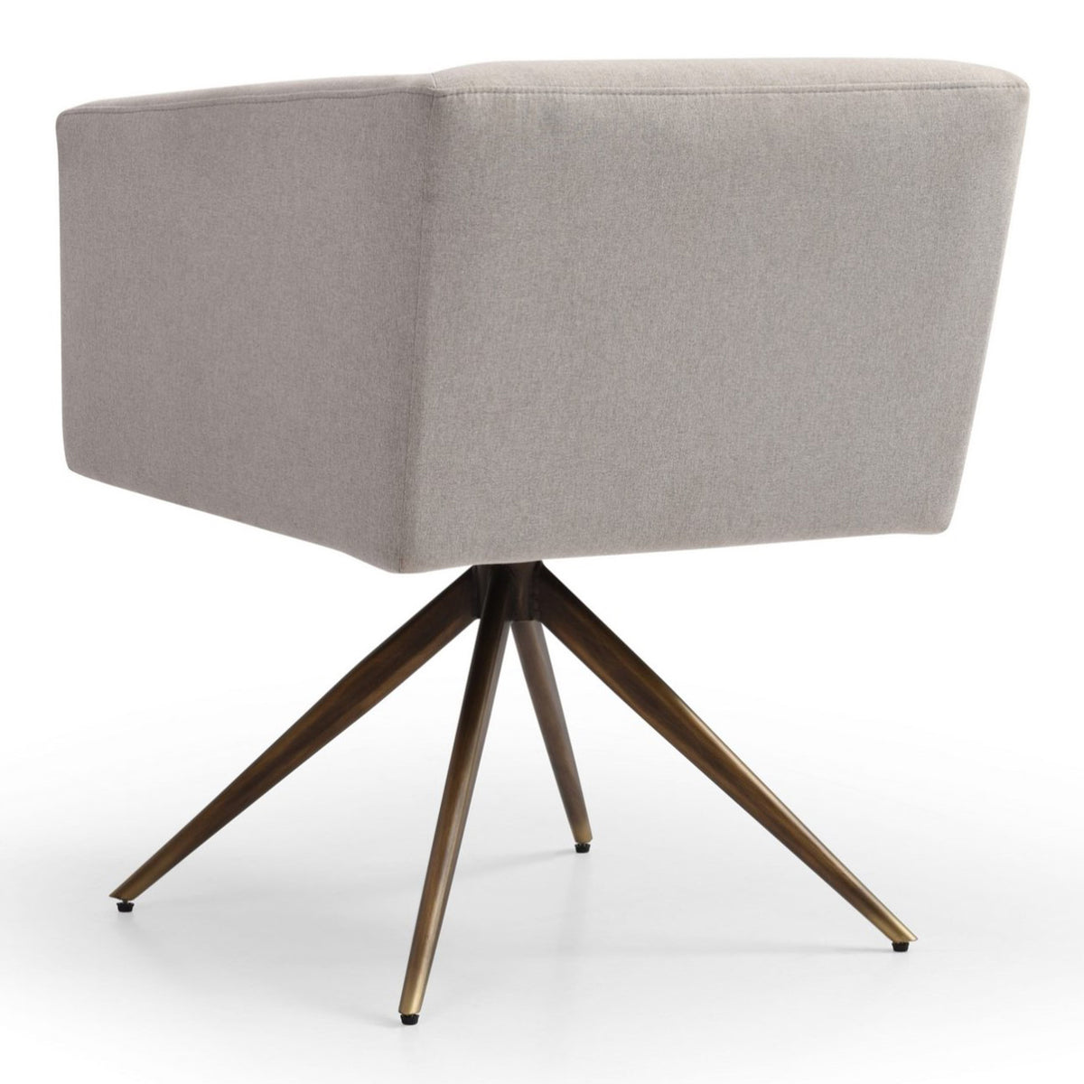 Riaglow Contemporary Light Grey Fabric Dining Chair