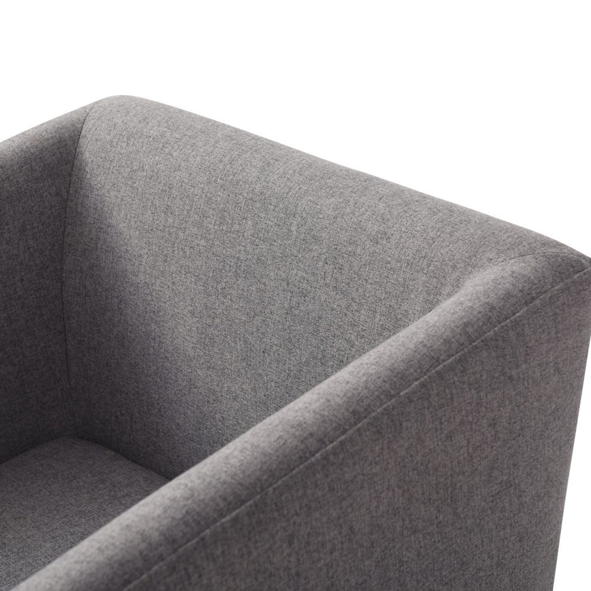 Riaglow Contemporary Dark Grey Fabric Dining Chair