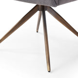 Riaglow Contemporary Dark Grey Fabric Dining Chair