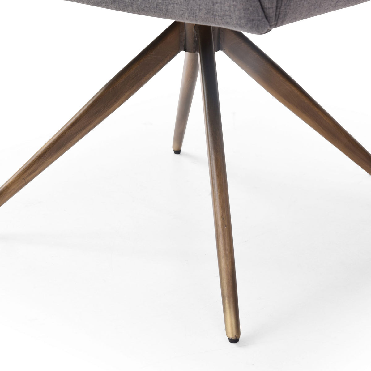 Riaglow Contemporary Dark Grey Fabric Dining Chair