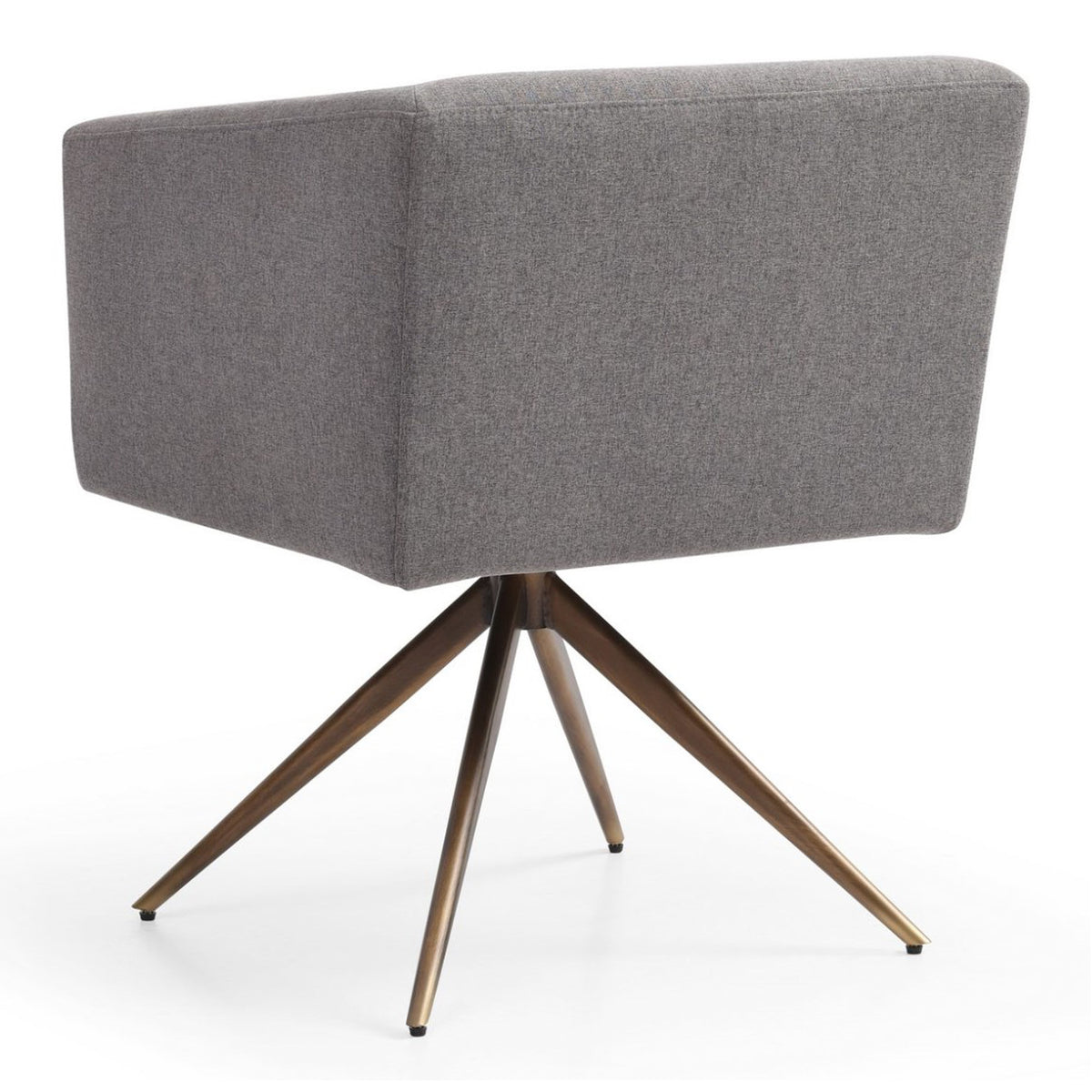 Riaglow Contemporary Dark Grey Fabric Dining Chair