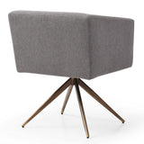 Riaglow Contemporary Dark Grey Fabric Dining Chair